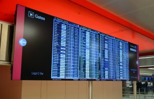 List of flights and their status at Boston Logan Airport Terminal C